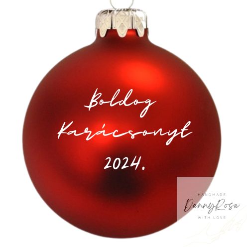 Feliratozott műanyag gömb 