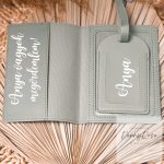 "ANYA" - Útlevéltartó és bőrönd biléta szett 