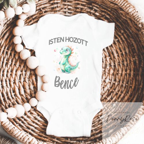 "Isten Hozott" - Feliratozott baba body